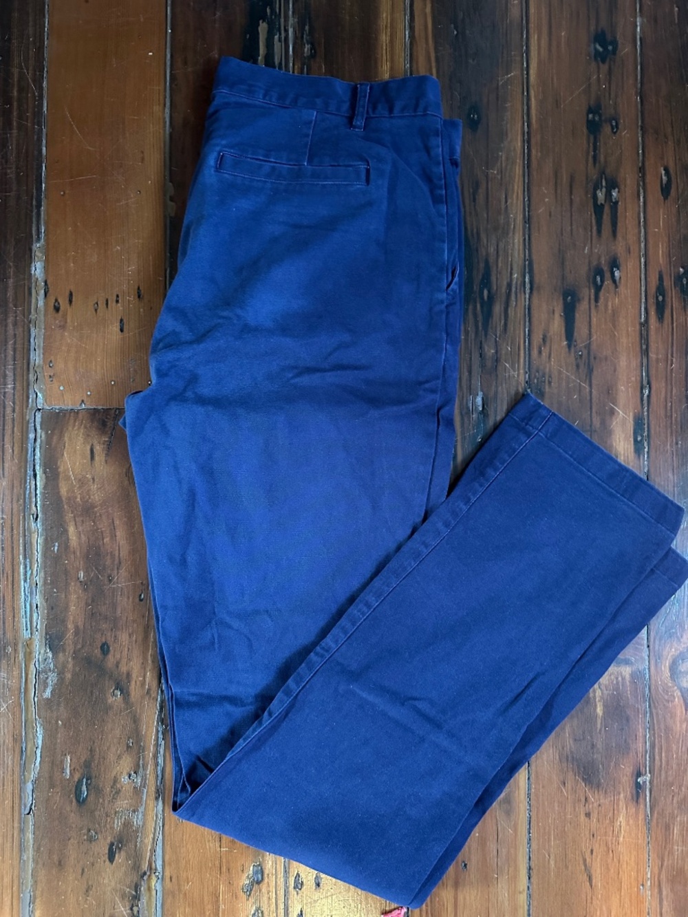 Taylor Stitch Blue Slim Democratic Chino Size 35